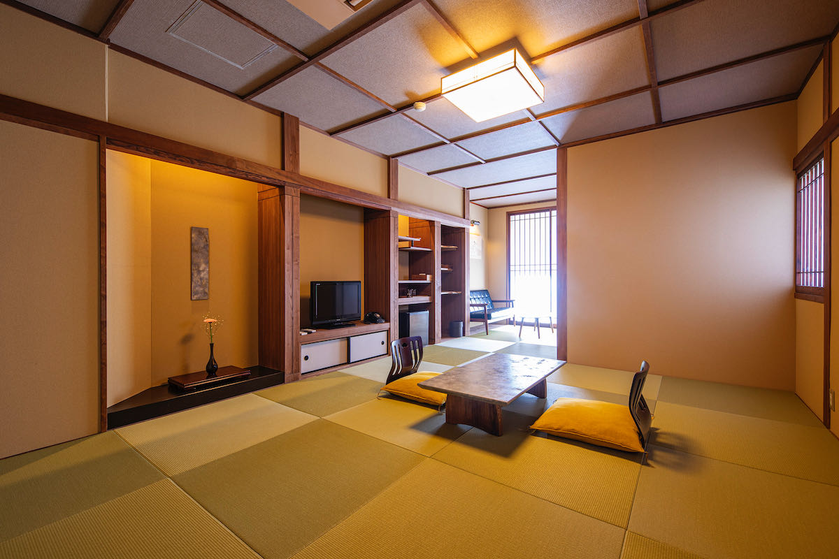 Tatami rug mat SAKURA design triple weaving made in Japan