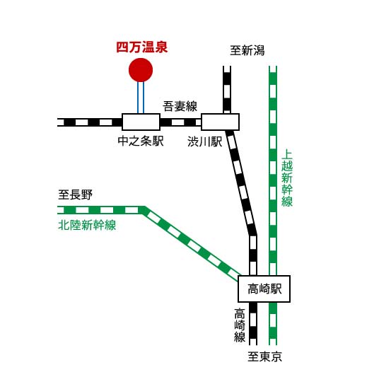 アクセス 群馬 四万温泉柏屋旅館 公式サイト